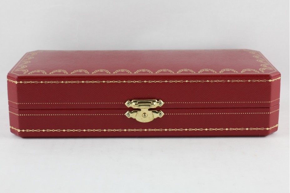Cartier Santos SOP000143 Bordeaux Lacquer Ballpoint Pen